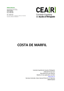costa de marfil - 2012 - Comisión Española de Ayuda al Refugiado