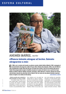 Andrés Ibáñez, escritor:[entrevista]