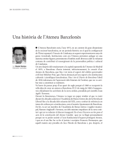 Una història de l`Ateneu Barcelonès