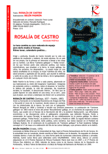 Texto: ROSALA DE CASTRO