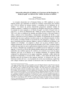 David Navarro 328 eHumanista: Volume 19, 2011 Interacción
