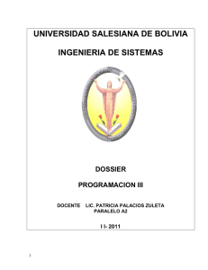 universidad salesiana de bolivia ingenieria de