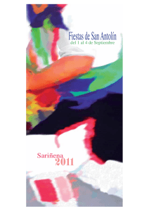 Programa Oficial de Fiestas de San Antolín 2011