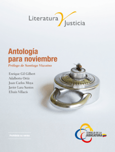 Antolog&iacute;a para noviembre - Consejo de la Judicatura
