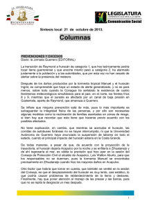 Columnas - Congreso de Guerrero