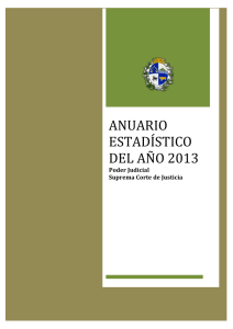 Anuario 2013 – Poder Judicial