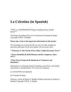 La Celestina (in Spanish)