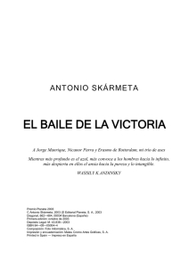 El baile de la victoria , de Antonio Skármeta
