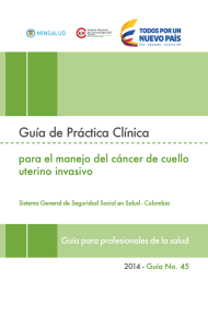 Guía de Práctica Clínica - Instituto Nacional de Cancerología