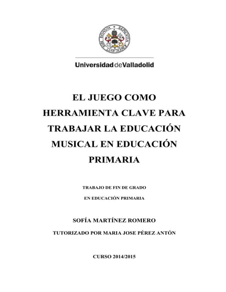El Juego Como Herramienta Clave Para Trabajar La