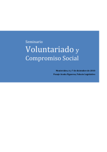 relatoria seminario voluntariado compromiso social