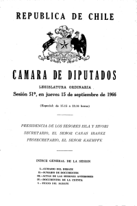 tAMARA DE DIPUTADOS - Biblioteca del Congreso Nacional de Chile