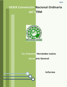 Informe Secretaría General