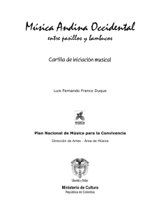 Cartilla de Música Andina - Territorio Sonoro de la Trova y la Parranda
