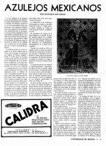 azulejos mexicanos - Revista de la Universidad de México