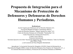 Propuesta de Integración para el Mecanismo de Protección de