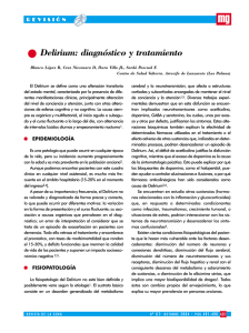 Delirium: diagnóstico y tratamiento