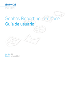 Guía de usuario de Sophos Reporting Interface