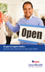 Guía de los seguros médicos - AmeriHealth New Jersey Health