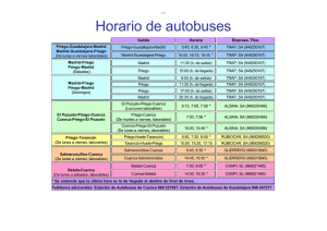 Horario de Autobuses - villaconejosdetrabaque.com