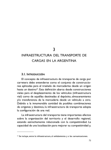 infraestructura del transporte de cargas en la argentina