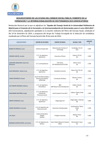 Resolución 2014/2015 - Universidad Politécnica de Madrid