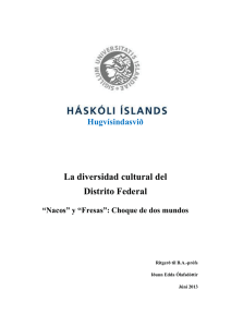 La diversidad cultural del Distrito Federal