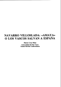 navarro villoslada: «amaya» o los vascos salvan a espana