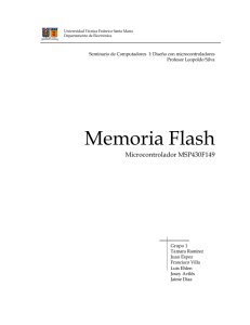 Memoria Flash_2 - Departamento de Electrónica