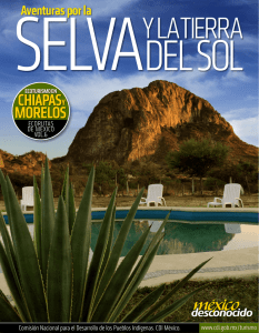 Centros ecoturísticos de Chiapas y Morelos.