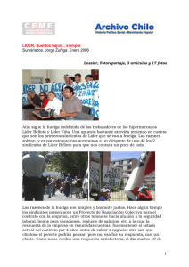 2006 01 Trabajadores de LÍDER en huelga legal