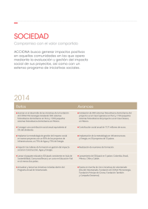 sociedad - Memoria Anual 2014