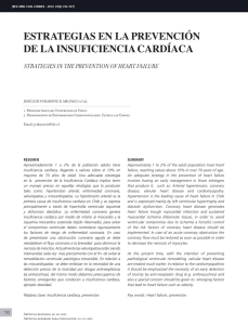 estrategias en la prevención de la insuficiencia cardíaca