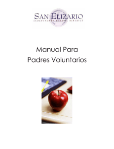 Manual Para Padres Voluntarios - San Elizario Independent School
