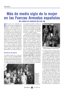 Más de medio siglo de la mujer en las Fuerzas Armadas españolas