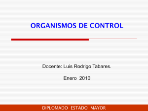 organismos de control - Rodrigo Tabares Pérez