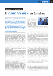 El DARK TOURISM* en Barcelona