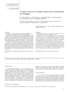 Controversias en el manejo clínico de la enfermedad de Whipple