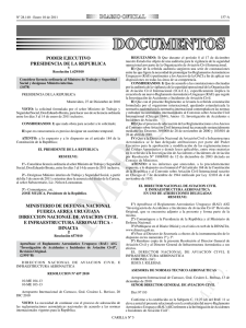 Diario Oficial 28140 RAU AIG - Dirección Nacional de Aviación Civíl