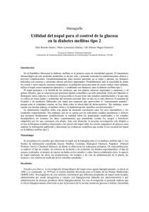 Utilidad del nopal para el control de la glucosa - E-journal