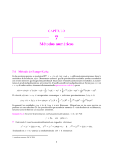Métodos numéricos - Canek