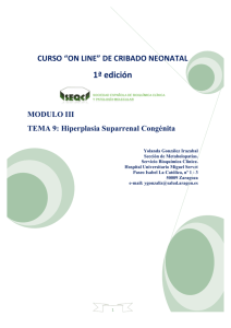 Tema 09. Hiperplasia Suprarrenal Congénita