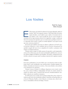 Los fósiles - Revista Ciencia - Academia Mexicana de Ciencias