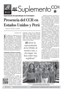 Presencia del CCH en Estados Unidos y Perú