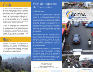siguiente brochure - Colegio de Ingenieros Civiles de Costa Rica