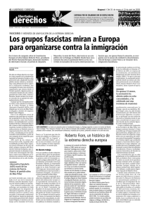 Los grupos fascistas miran a Europa para organizarse