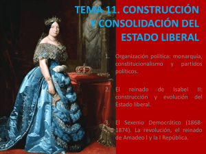 TEMA 11. CONSTRUCCIÓN Y CONSOLIDACIÓN DEL ESTADO
