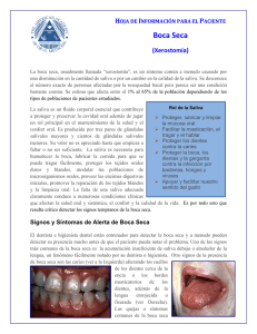 Xerostomía - The American Academy of Oral Medicine