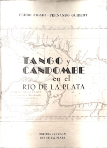 Tango y Candombe en el Rio de la Plata
