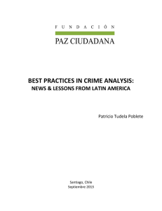 Best practice in crime analysis